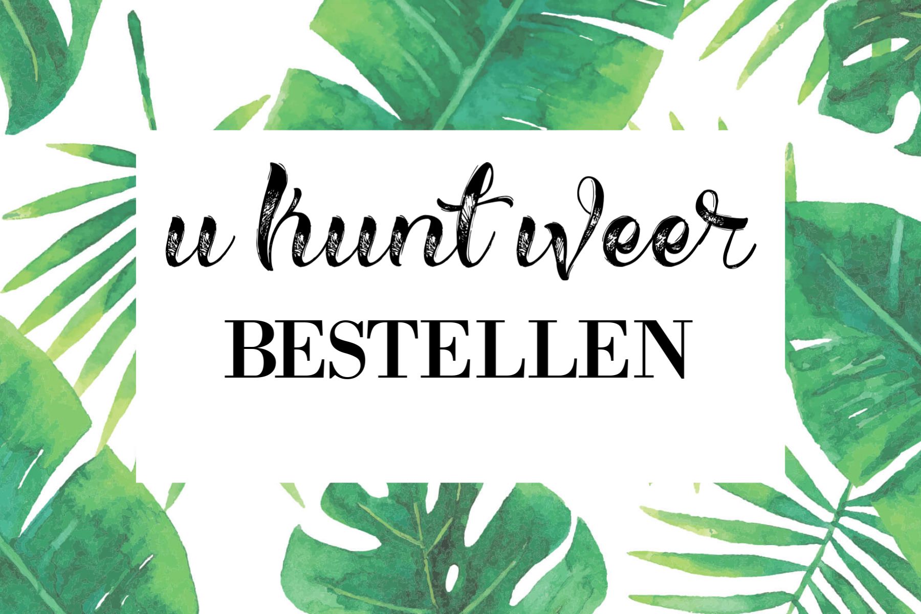 Je kunt weer bestellen